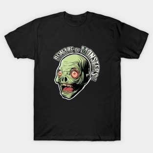 Beware of Monsters Zombie T-Shirt